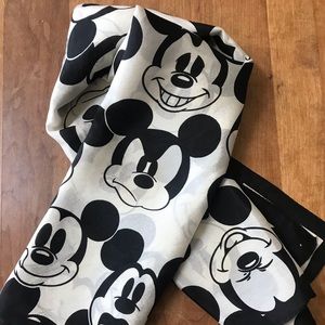 Mickey Mouse 100% silk scarf.